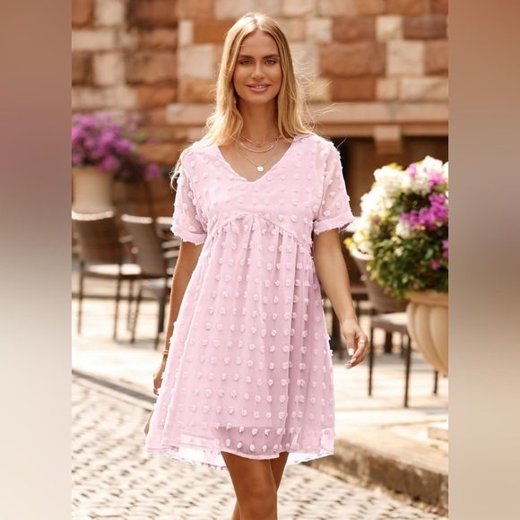Kirundo Dresses & Skirts - KIRUNDO Dresses Casual Short Sleeve Babydoll Dress Maternity Dress Size N NWT